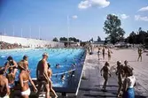 Utebassängen på Gustavsviksbadet, 1985