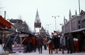 Marknadsstånd på hindersmässan, 1982