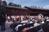 Spelemansstämma på torget  i Wadköping, 1980