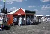 Örebro fritids utställningstält på vildmarksmässan, 1988