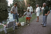 Kräftfiske i Svartån, 1991