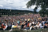 Vy över publik på O-ringen, 1979
