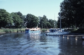 M/F Sylvia på väg ut mot Hjälmaren, 1980-tal