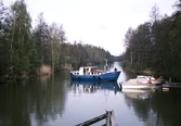 M/F Valövik i Hjälmare kanal, 1987