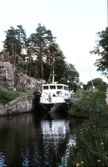 M/S Hjelmare kanal vid Säby sluss, 1984