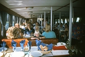 Lunchservering ombord M/S Gustaf Lagerbjelke, 1995