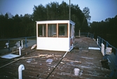 Ny monterad styrhytt på båten Örebro III, 1993