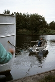 Bogsering av båten Örebro III, 1993