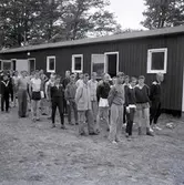 Militär övning i Köpingsvik med unga män.