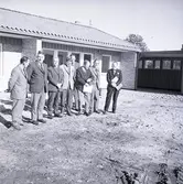 Pensionärshemmet Köpingsvik avsynas oktober1964. Ing. Anderzén, Ivar Nilsson Mellösa.