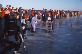 Sparktävling på Hjälmaren, januari 1995