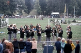 Regionmusiken har musikframträdande på Karlslunds herrgård, 1979