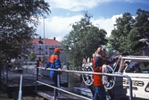 Slussning av båt på Båtens dag, 1994