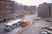 Rivningsarbete vid Engelbrektsgatan , 1980-tal