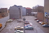 Parkering vid Engelbrektsgatan, 1980-tal