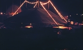 Nattbelyst cirkustält vid Idrottshuset, 1960-tal