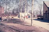 Rivning av byggnad, 1950-tal