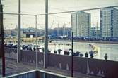 Bandyspelare på vinterstadion, 1963
