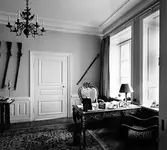 Residenset, nedervåningen. Landshövding Eric Wesströms arbetsrum
