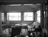 Solbacka läroverk, Rektor Folke Goding, interiör Sportstuga ”Misteln”