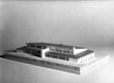 Arkitekt Nils Tesch, gymnastikbyggnad för läroverk i Härnösand modell