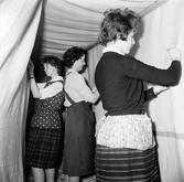 Kvinnliga arbetare på filtfabriken i Kilsmo, 1960-tal