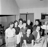 Deltagare i vävkurs, 1961
