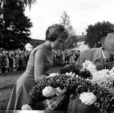 Montering av kransar i Brevens bruk, 1961