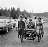 Midsommarfirande i Brevens Bruk, 1961