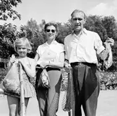 Fiskare med nät och fångst, 1960-tal