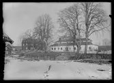 Hallstahammars herrgård med flygel, före rivningen, i Hallstahammar.