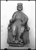 Skulptur, Sankt Olof från Hubbo kyrka.