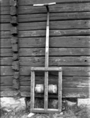 Stendrög på rullar, styrbas, Skultuna bruk i Skultuna.