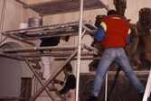 Renovering i rådhusets entré, 1989