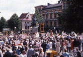 Studentexamen på stortorget,1983.
