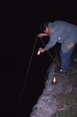 Kräftfiske i Svartån, 1992