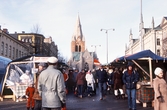 Marknadsstånd under hindermässan, 1983