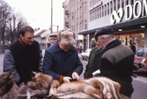 Rävskinnsförsäljning under hidersmässan, 1989