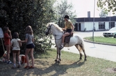 Ponny ridning under firandet av svampen, 1982