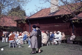 Publik vid körsångsframträdande i Wadköping, 1991