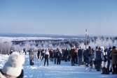 Åskådare under skid-SM, 1986
