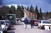 Parkering under world cup i orientering, 1992