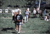 Ponnyridning under vildmarksmässan, 1993
