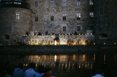 Teaterspel vid västra slottsfasaden, 1982