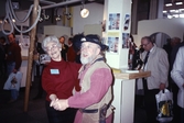 Skådespelaren Anders Pontén på turistmässan, 1989