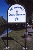 Skylt till Örebro gästhamn, 1995