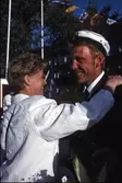 Uppvaktning vid invigningen av Örebro III, 1993