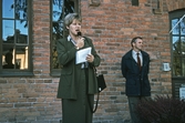 Invigningstal av kommunalrådet Irene Lejegren, 1995