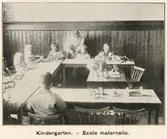 Illustration ur Notice sur l'école de sourds-muets de Venersborg av Fredrik Nordin, 1907