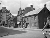 Plåtslagare Sundbergs gård på Drottninggatan, 1937